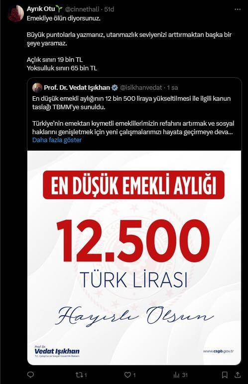 Bakanın Dalga Geçer Gibi Emekli Maaşı Paylaşımı İsyan Ettirdi 4